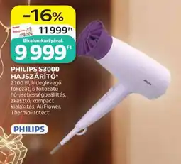 Auchan PHILIPS S3000 HAJSZÁRÍTÓ ajánlat