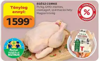 Auchan Egész csirke ajánlat