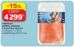 Auchan PRÉMIUM BŐRÖS, NORVÉG LAZACFILÉ SZELET ajánlat