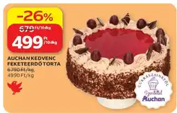 Auchan AUCHAN KEDVENC FEKETEERDŐ TORTA ajánlat