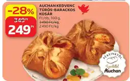 Auchan AUCHAN KEDVENC TÚRÓS-BARACKOS KOSÁR ajánlat