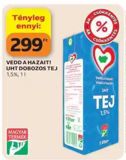 Auchan VEDD A HAZAIT! UHT DOBOZOS TEJ ajánlat