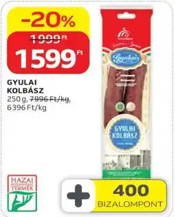 Auchan Gyulai kolbász ajánlat