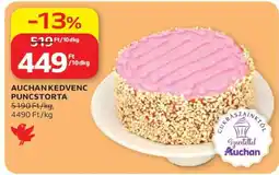Auchan Auchan Kedvenc Puncstorta ajánlat