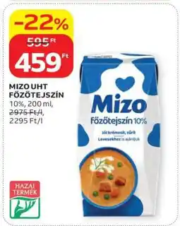 Auchan Mizo UHT Főzőtejszín ajánlat