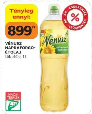 Auchan VÉNUSZ Napraforgó-étolaj ajánlat