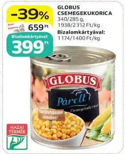 Auchan Globus Csemegekukorica ajánlat