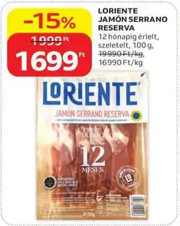 Auchan LORIENTE JAMÓN SERRANO RESERVA ajánlat