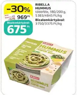 Auchan Ribella Hummus ajánlat