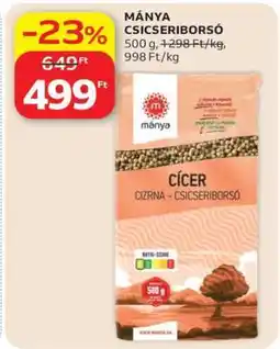 Auchan Mánya Csicseriborsó ajánlat