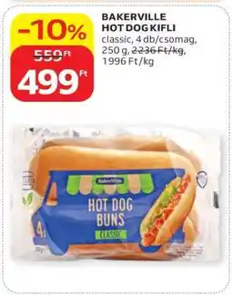 Auchan BAKERVILLE HOT DOG KIFLI ajánlat