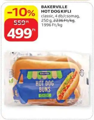 Auchan BAKERVILLE HOT DOG KIFLI ajánlat
