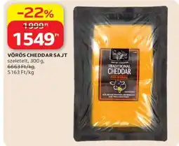 Auchan VÖRÖS CHEDDAR SAJT ajánlat
