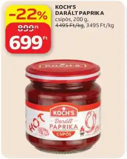 Auchan KOCH’S DARÁLT PAPRIKA ajánlat