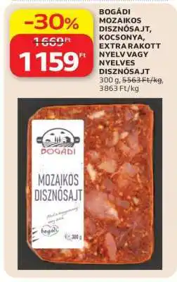 Auchan Bogádi Mozaikos Disznósajt ajánlat
