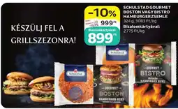 Auchan SCHULSTAD GOURMET BOSTON VAGY BISTRO HAMBURGERZSEMLE ajánlat