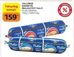 Auchan TALLÉROS KENHETŐ, ÖMLESZTETT SAJT ajánlat