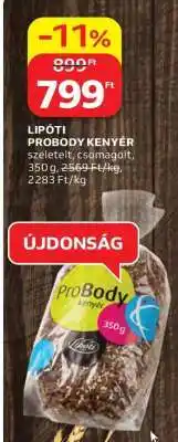 Auchan LIPÓTI PROBODY KENYÉR ajánlat