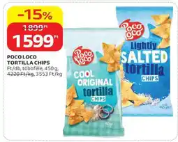 Auchan POCO LOCO Tortilla chips ajánlat