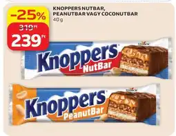 Auchan Knoppers NutBar, PeanutBar vagy CoconutBar ajánlat