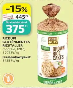 Auchan RICE UP! GLUTÉNMENTES RIZSTALLÉR ajánlat