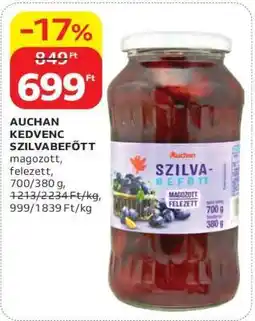 Auchan Auchan Kedvenc Szilvabefőtt ajánlat