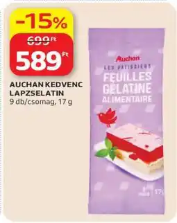 Auchan AUCHAN KEDVENC LAPZSELATIN ajánlat