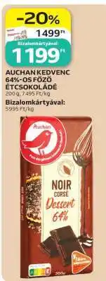 Auchan AUCHAN KEDVENC 64%-OS FŐZŐ ÉTCSOKOLÁDÉ ajánlat