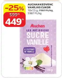 Auchan AUCHAN KEDVENC VANÍLIÁS CUKOR ajánlat