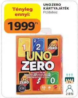 Auchan UNO Zero kártyajáték ajánlat