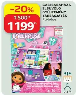 Auchan GABI BABAHÁZA ELBŰVÖLŐ GYŰJTEMÉNY TÁRSASJÁTÉK ajánlat
