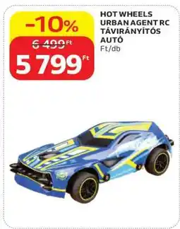 Auchan HOT WHEELS URBAN AGENT RC TÁVIRÁNYÍTÓS AUTÓ ajánlat