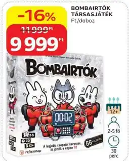 Auchan BOMBAIRTÓK TÁRSASJÁTÉK ajánlat