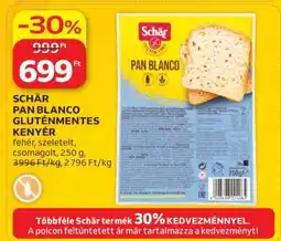 Auchan Schär Pan Blanco gluténmentes kenyér ajánlat