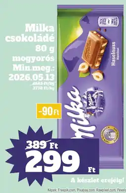 Vil-For Milka csokoládé ajánlat