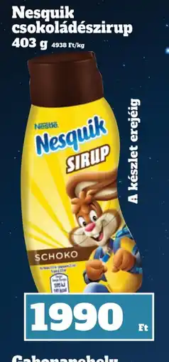 Vil-For Nesquik csokoládészirup ajánlat