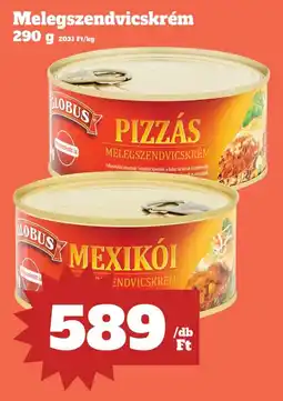 Vil-For Globus melegszendvicskrém ajánlat
