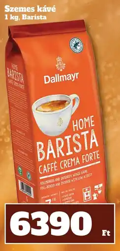 Vil-For Dallmayr Home Barista szemes kávé ajánlat