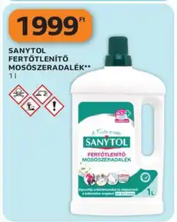 Auchan Sanytol Fertőtlenítő Mosószeradalék ajánlat