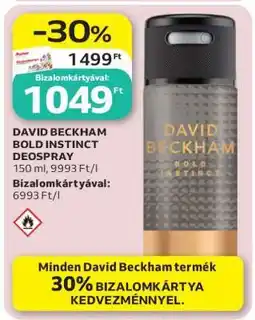 Auchan DAVID BECKHAM BOLD INSTINCT DEOSPRAY ajánlat