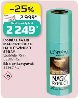Auchan L'ORÉAL PARIS MAGIC RETOUCH HAJTSZÍNEZŐ SPRAY ajánlat