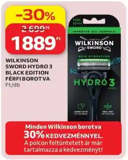Auchan WILKINSON SWORD HYDRO 3 BLACK EDITION FÉRFI BOROTVA ajánlat