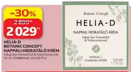 Auchan HELIA-D BOTANIC CONCEPT NAPPALI HIDRATÁLÓ KRÉM ajánlat