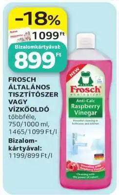 Auchan Frosch Általános Tisztítószer vagy Vízkőoldó ajánlat