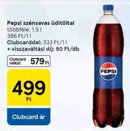 Tesco Pepsi szénsavas üdítőital ajánlat