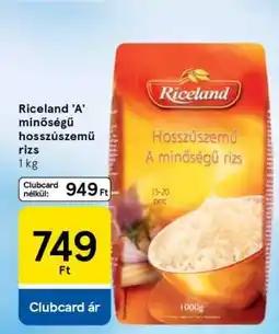 Tesco Riceland 'A' minőségű hosszúszemű rizs ajánlat