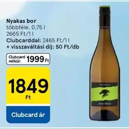 Tesco Nyakas bor ajánlat