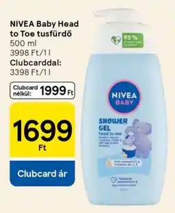 Tesco NIVEA Baby Head to Toe tusfürdő ajánlat