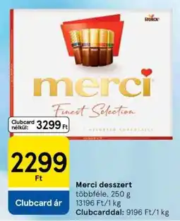 Tesco Merci Desszert ajánlat