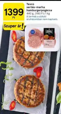 Tesco Tesco sertés-marha hamburgerpogácsa ajánlat
